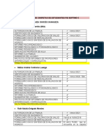 Reporte de Carpetas de Estudiantes Pie 2020