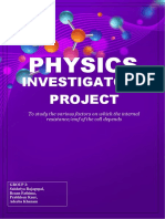 Physics Investigatory Project Updated