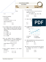 Icha de Efuerzo: Ficha de Refuerzo: Álgebra 2do Año Página 1