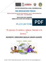 Plan Lector 2022 - IE. 56325 - SECUNDARIA