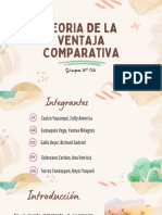 Teoria de La Ventaja Comparativa