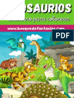 Cuadernillo Dinosaurios Colorear