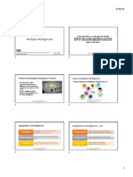 M4 - 4.3 - HO - Multiple Intelligences