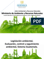 Reglamento ambiental Guatemala evaluación control