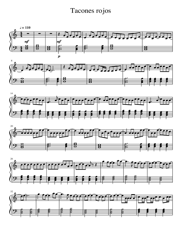 Tacones Rojos | PDF