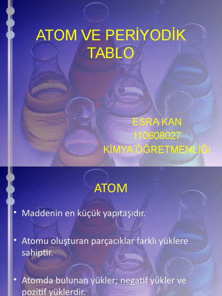 Atom Ve Periyodik Tablo Dc3bcz Pdf