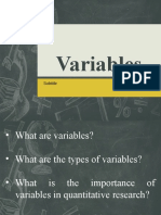 Variables Session 3 and 4