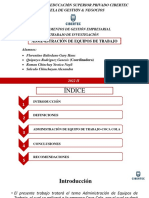 Administración de Equipos de Trabajo