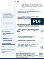 CV - Chimie Durable Et Environnement