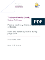 Postura Estatica y Dinamica Durante El Embarazo.