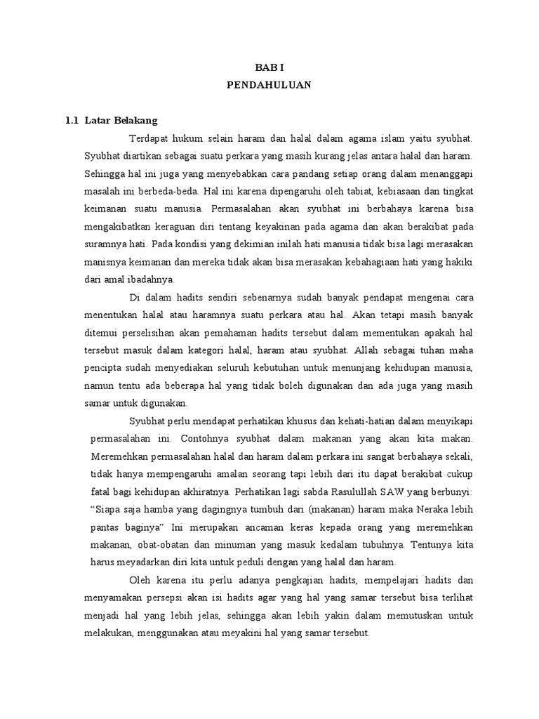 6.bab I Subhat | PDF