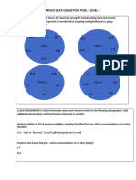 Classroom Demographic Data Collection Tool - Level 3