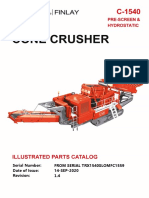 C-1540 Prescreen & Hydrostatic Illustrated Parts Catalog - Revision 1.4 - From Serial No. TRX1540SLOMG11559
