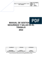 Manual de Gestion de Seguridad y Salud en El Trabajo - 2022