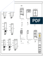 Puertas y ventanas en planos arquitectónicos