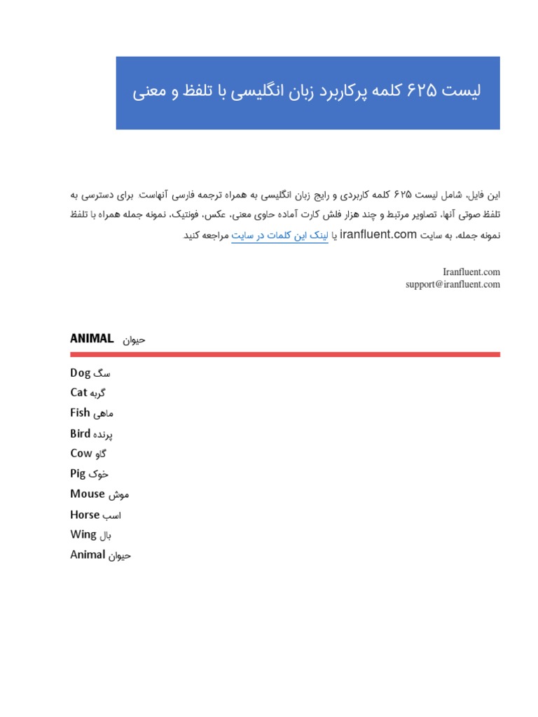 625 Wordlist | PDF