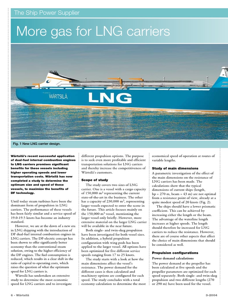 Optimizing LNG Carrier Efficiency | PDF | Marine Propulsion | Liquefied ...