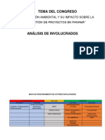 ANALISIS DE LOS INVOLUCRADOS