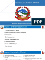 National Joint Annual Review 2078/79 Federal Hospital Presentation