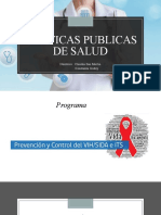 Políticas Publicas de Salud: Nombres: Claudia San Martin Constanza Godoy