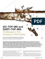 GC-TOF-MS and DART-TOF-MS Analysis of Soft Drinks
