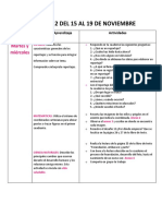 Semana 12 Del 15 Al 19 de Noviembre