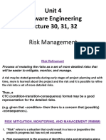 Risk Refinement and Management