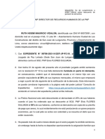 Solicitud de cumplimiento de pensión alimenticia ordenada judicialmente