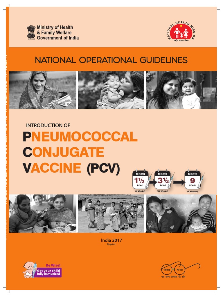 Operational Guidelines For PCV Introduction | PDF | Pneumonia | Meningitis