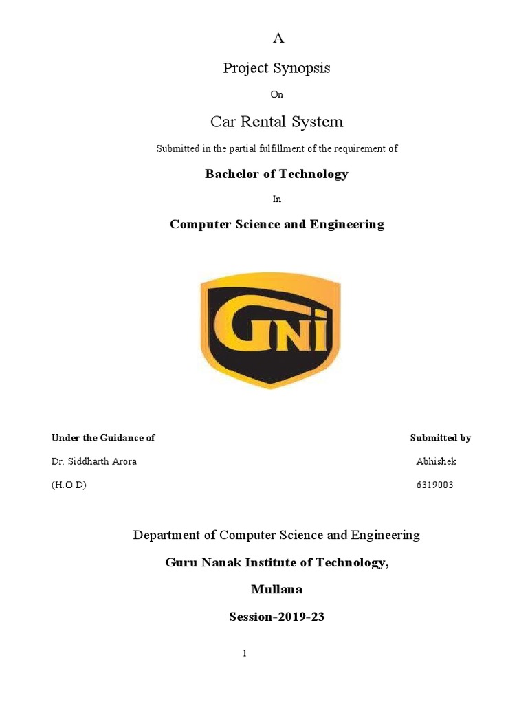 Online Car Rental System Overview | PDF | Feasibility Study | Databases