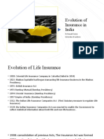 Evolution of Insurance in India