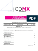 Gaceta Oficial de La CDMX - Informacion Sobre Delegaciones Politicas