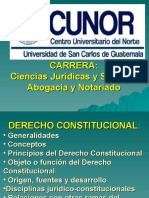 Derecho Constitucional: Generalidades, Conceptos y Principios