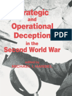 Strategic and Operational Deception in The Second World War - Michael I Handel
