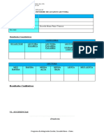 Informe de Avance Dominio Lector Pie