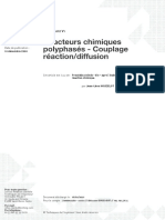 Réacteurs Chimiques Polyphasés - Couplage Réaction/diffusion