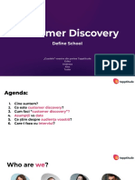 Customer Discovery Workshop Define School