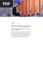 Datasheet - AVEVA Mobile Operator