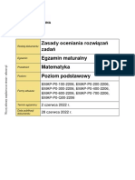 Odpowiedzi Matematyka 2022 Czerwiec Matura Podstawowa