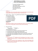 95 Soal Kesetimbangan Kimia Beserta Pembahasannya PDF (SafefilekU - Com) .Doc Theresia
