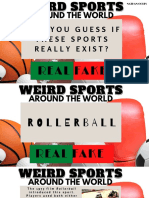 Extra Weird Sports Around The World