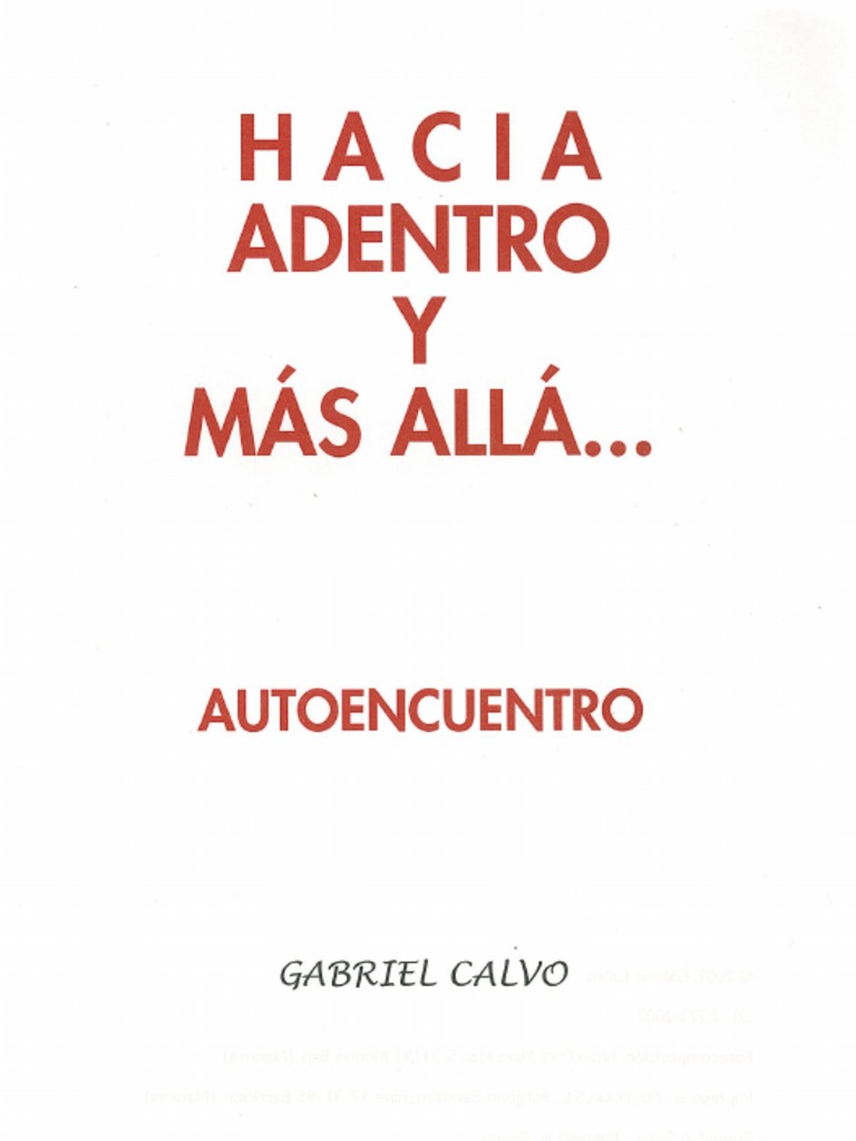 Libro Auto Encuentro | PDF