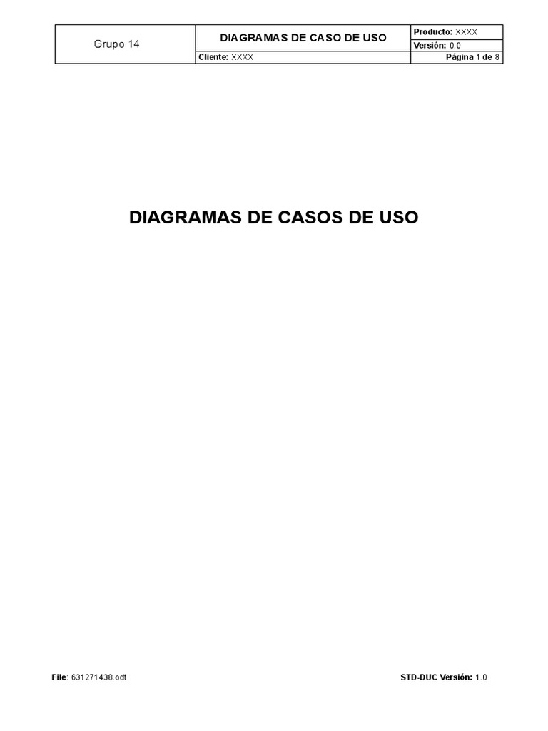 Diagramas de Casos de Uso del Sistema | PDF | Caso de uso | Usuario ...