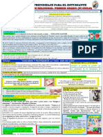 HOJA GUIA APRENDIZAJE PARA IMPRIMIR ACT. #7 - 1º Grado - Educ. Religiosa