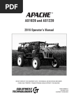 Apache Sprayers 2016 AS1020 AS1220 Owner Manual