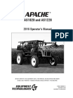 Apache Sprayers 2016 AS1020 AS1220 Owner Manual