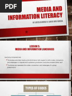 Media and Information Literacy