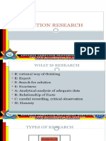 Formulation of Action Research