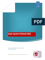 (Sba-Medecine - Com) 450 QCM Pédiatrie 2020