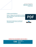 Requisitos para La Inspección Durante y Después de La Construcción de Calderas (EX) UNE-EN - 12953-5 2020